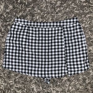SHEIN Plaid Skorts Size Large